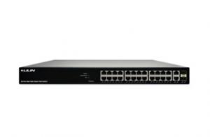 24-Port Web Smart GbE PoE+Switch